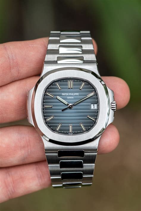 patek philippe light blue face|Patek Philippe nautilus blue dial.